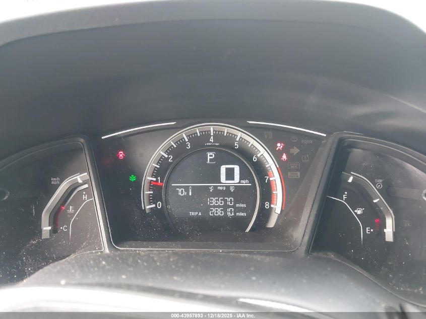 2017 Honda Civic Lx VIN: 19XFC2F58HE001013 Lot: 43957893