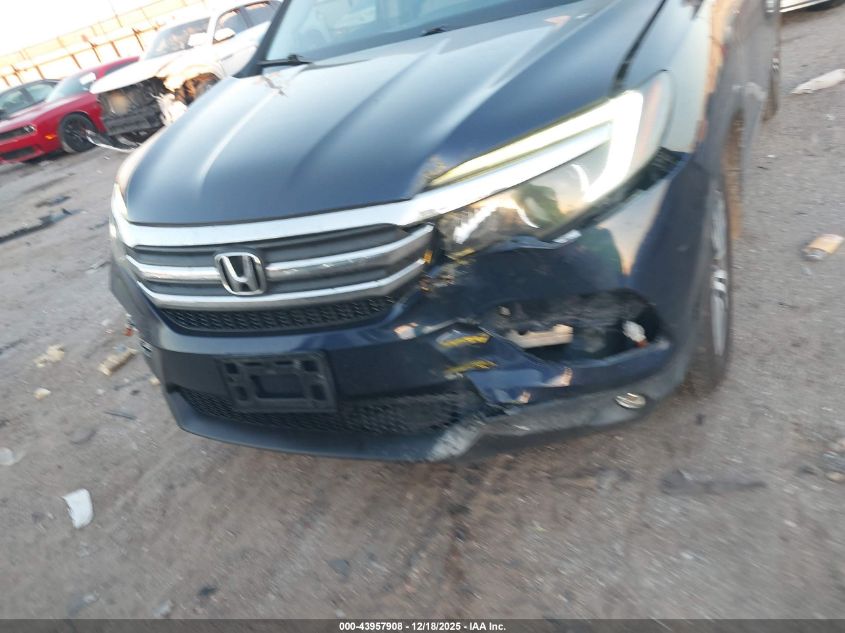 2016 Honda Pilot Ex-L VIN: 5FNYF6H53GB067157 Lot: 43957908