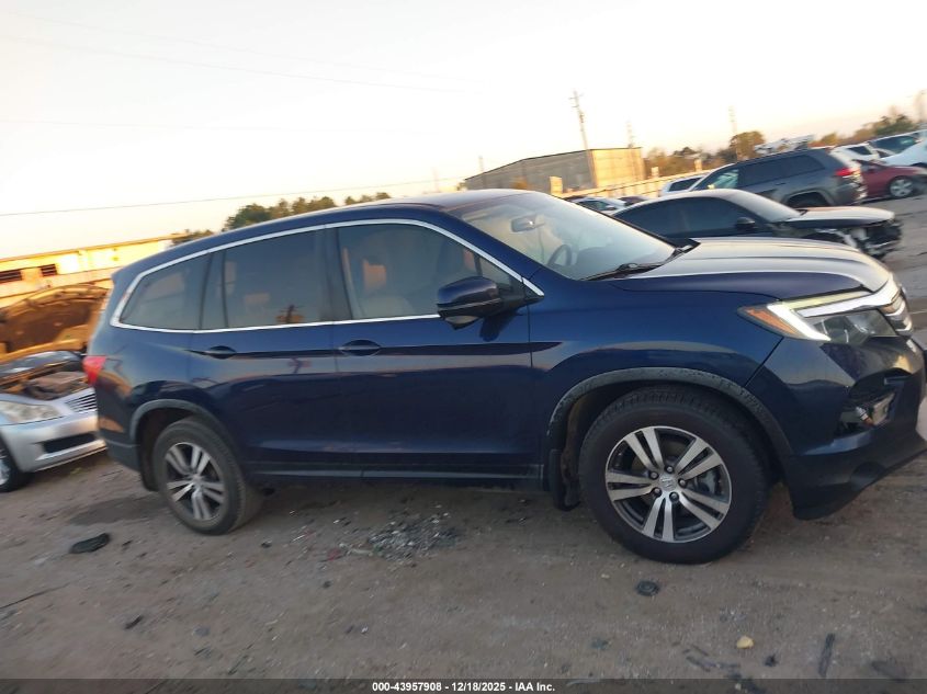 2016 Honda Pilot Ex-L VIN: 5FNYF6H53GB067157 Lot: 43957908