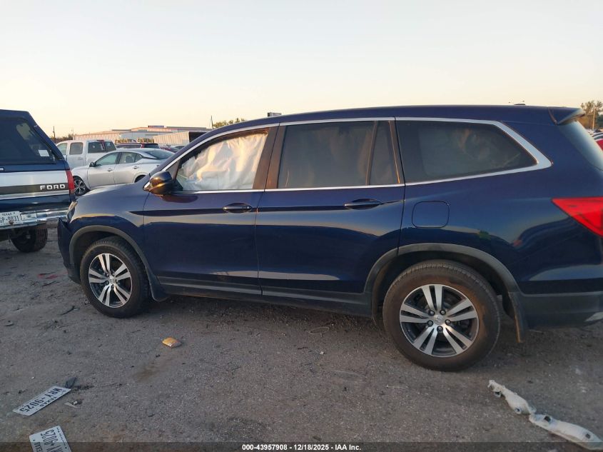 2016 Honda Pilot Ex-L VIN: 5FNYF6H53GB067157 Lot: 43957908