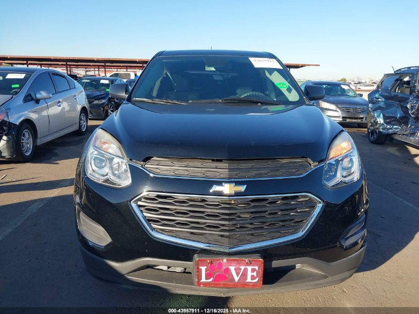 2017 Chevrolet Equinox Ls VIN: 2GNALBEK2H1587200 Lot: 43957911