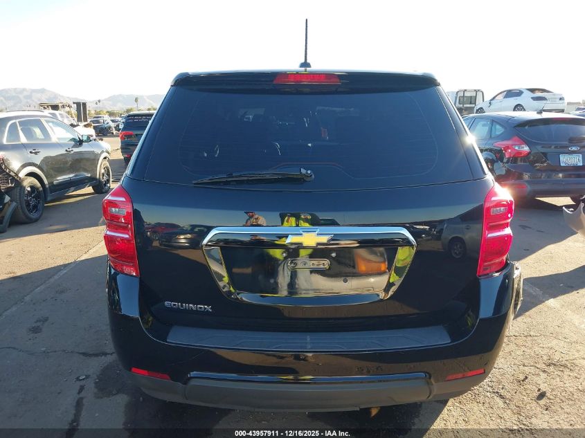 2017 Chevrolet Equinox Ls VIN: 2GNALBEK2H1587200 Lot: 43957911