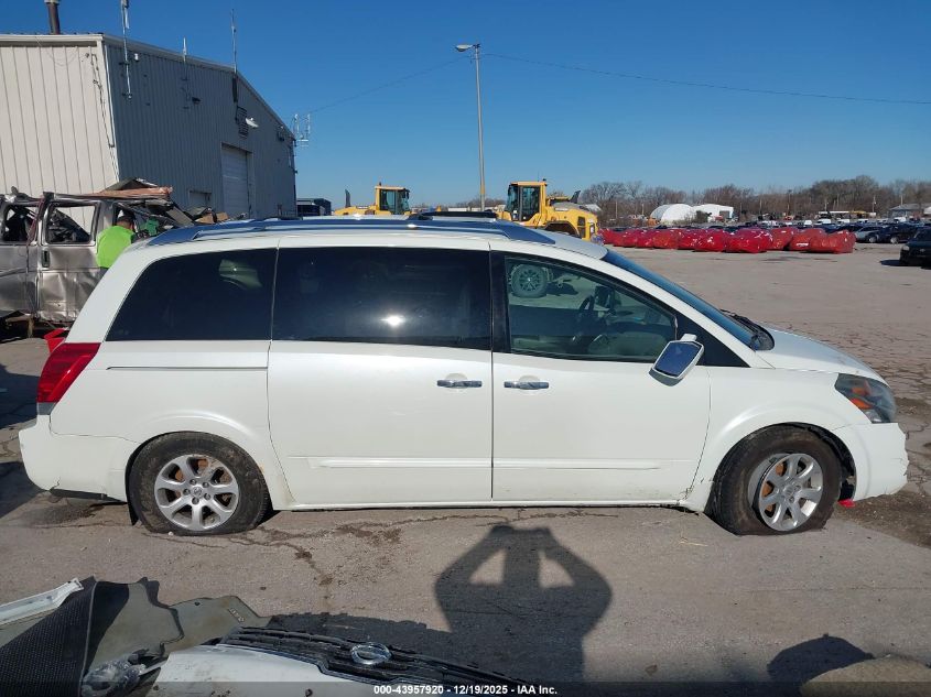 2009 Nissan Quest 3.5 Sl VIN: 5N1BV28U49N105214 Lot: 43957920