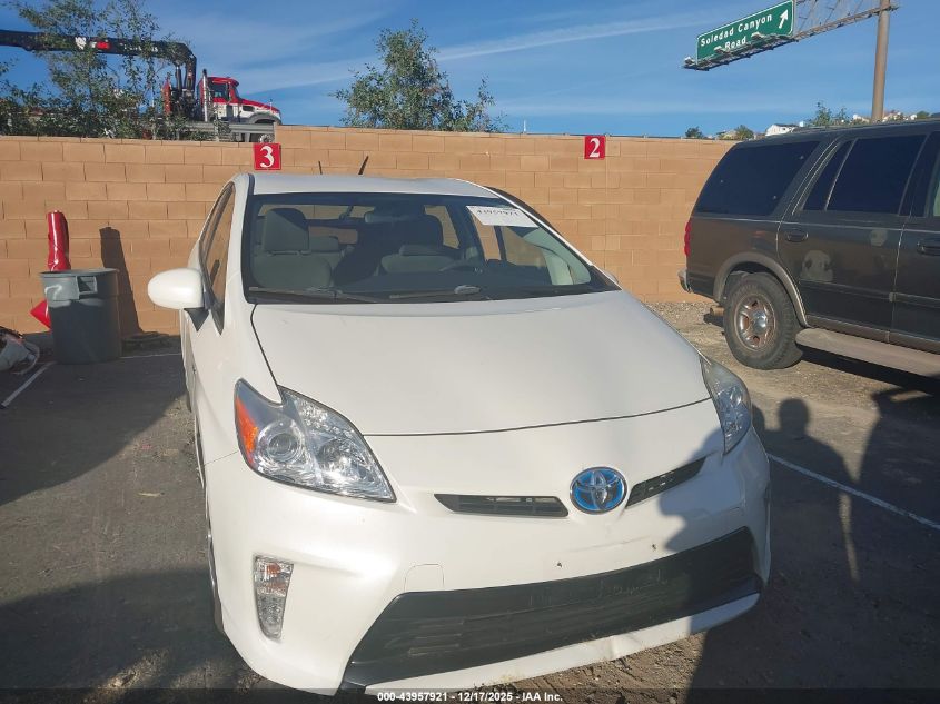 2013 Toyota Prius Two VIN: JTDKN3DU2D0348199 Lot: 43957921