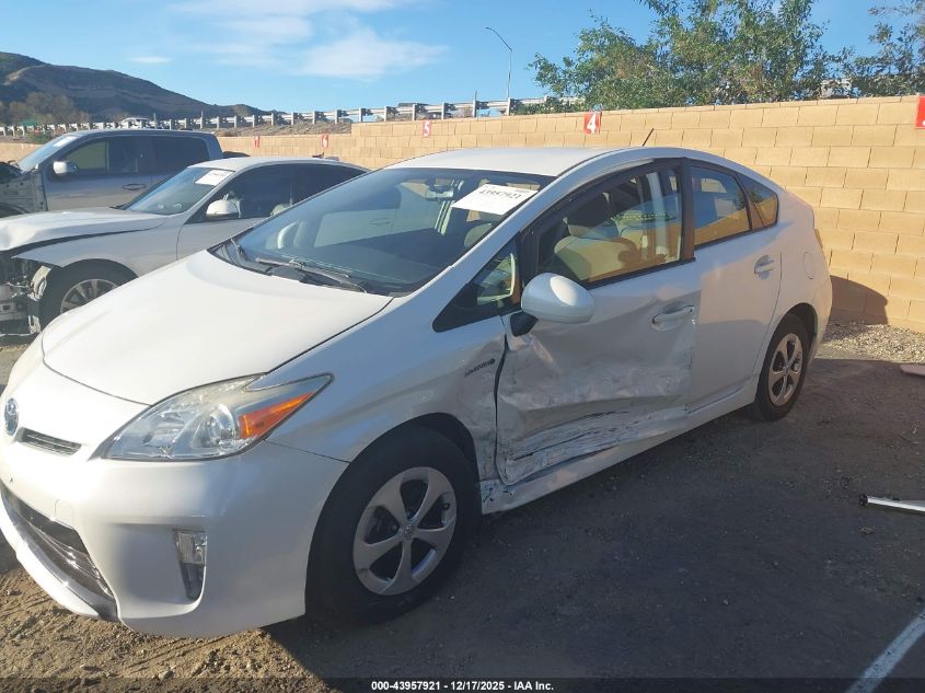 2013 Toyota Prius Two VIN: JTDKN3DU2D0348199 Lot: 43957921