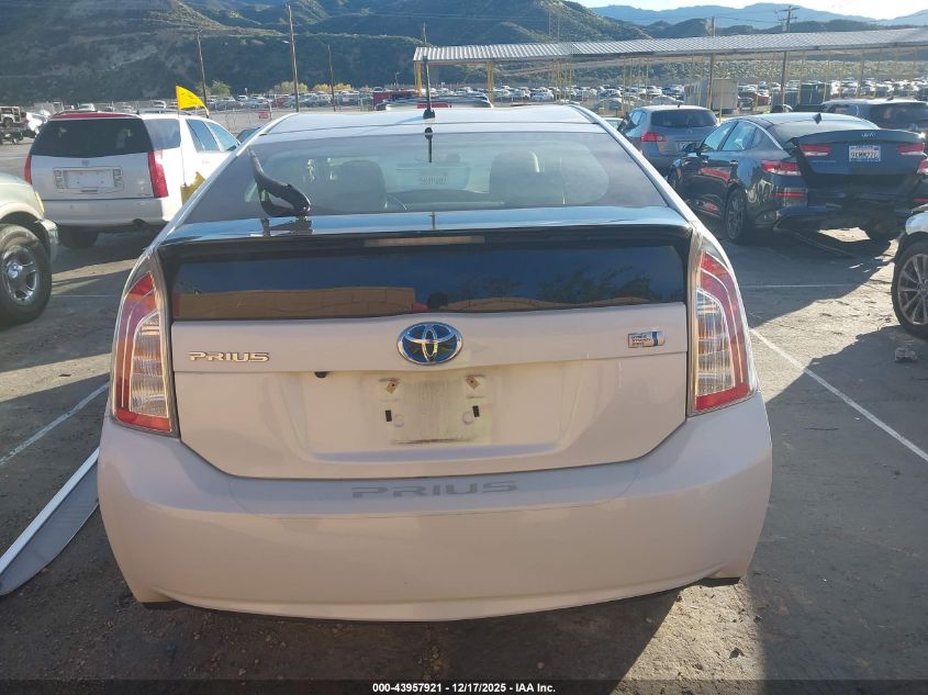 2013 Toyota Prius Two VIN: JTDKN3DU2D0348199 Lot: 43957921
