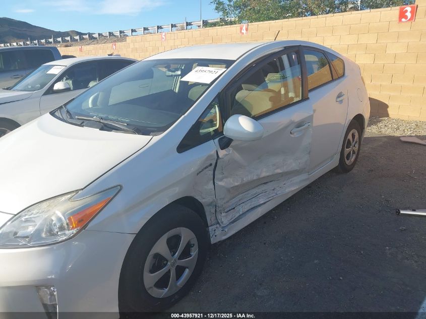 2013 Toyota Prius Two VIN: JTDKN3DU2D0348199 Lot: 43957921