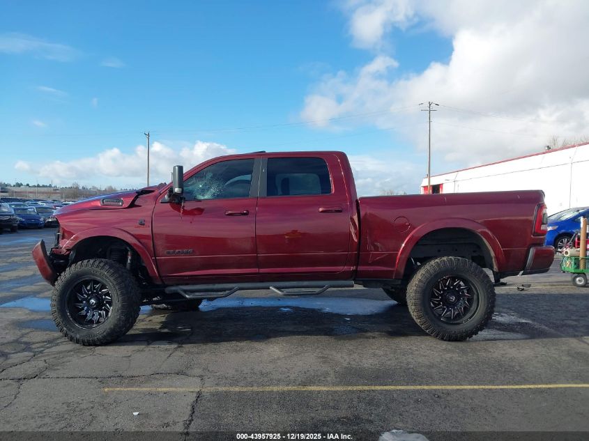 2021 Ram 2500 Laramie 4X4 6'4 Box VIN: 3C6UR5FL1MG560981 Lot: 43957925