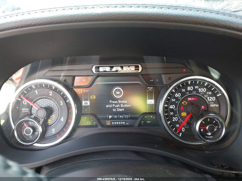 2021 Ram 2500 Laramie 4X4 6'4 Box VIN: 3C6UR5FL1MG560981 Lot: 43957925