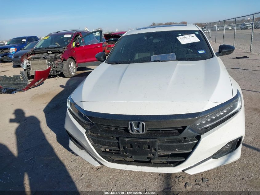 2022 Honda Accord Sport 2.0T VIN: 1HGCV2F34NA023912 Lot: 43957930