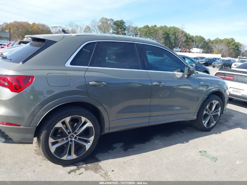 2020 Audi Q3 Premium Plus 45 Tfsi S Line Quattro Tiptronic VIN: WA1EECF31L1035648 Lot: 43957932