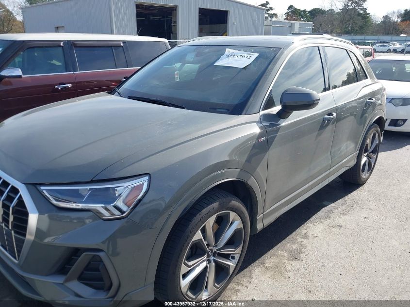 2020 Audi Q3 Premium Plus 45 Tfsi S Line Quattro Tiptronic VIN: WA1EECF31L1035648 Lot: 43957932