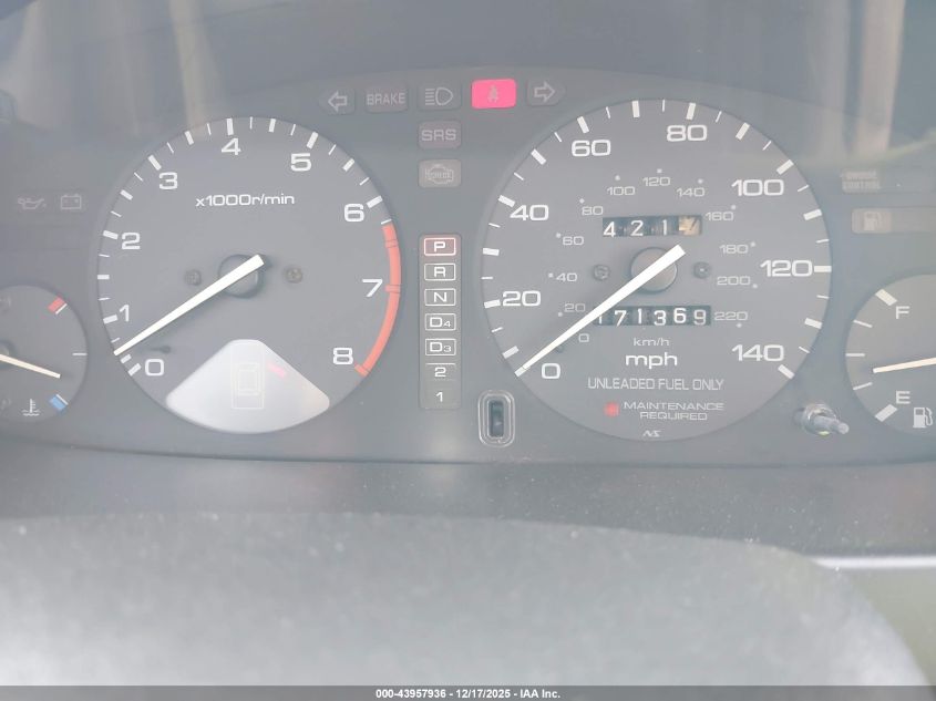 1994 Honda Accord Lx/Ex VIN: 1HGCD5637RA097299 Lot: 43957936