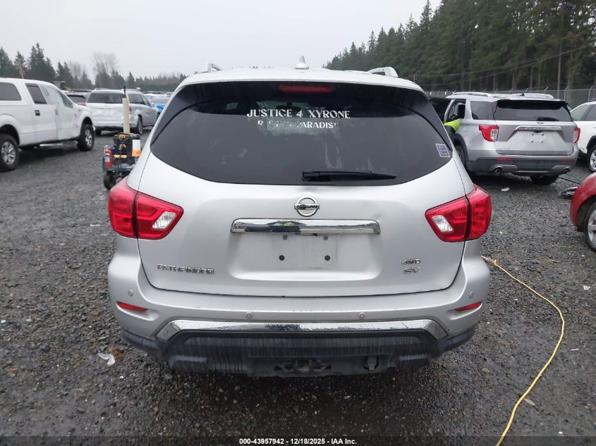 2019 Nissan Pathfinder Sv VIN: 5N1DR2MMXKC599566 Lot: 43957942
