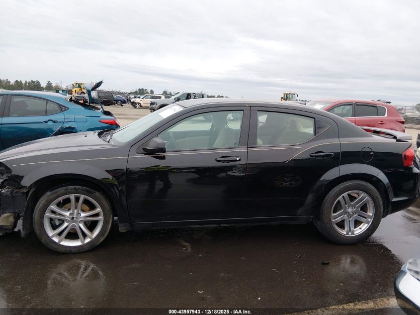 2014 Dodge Avenger Se VIN: 1C3CDZAB1EN184286 Lot: 43957943