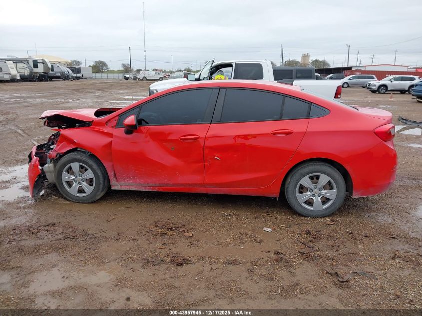 2017 Chevrolet Cruze Ls Auto VIN: 3G1BC5SMXHS556987 Lot: 43957945