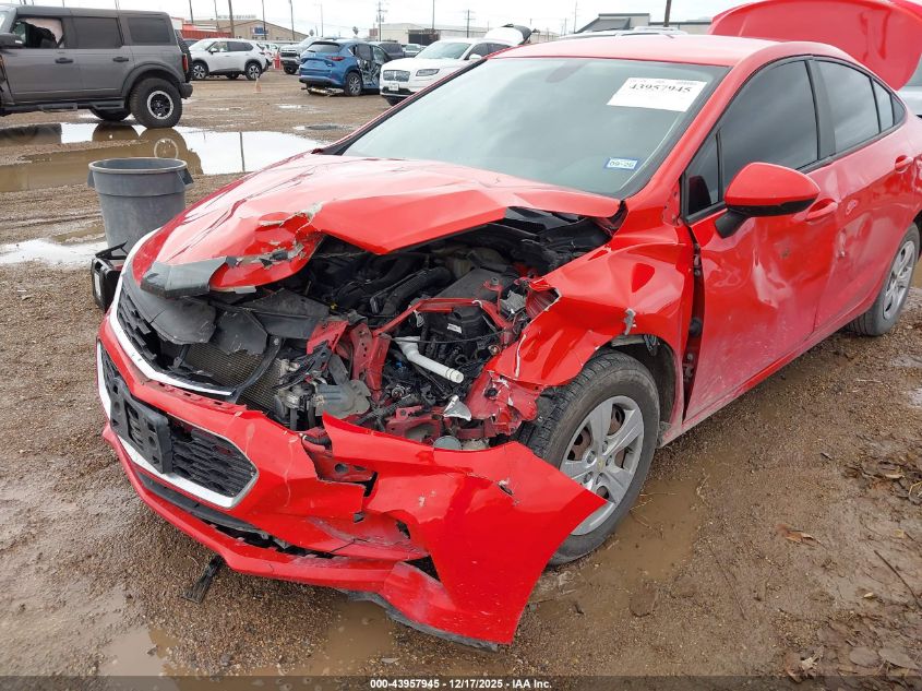 2017 Chevrolet Cruze Ls Auto VIN: 3G1BC5SMXHS556987 Lot: 43957945