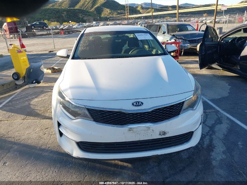 2018 Kia Optima Lx VIN: 5XXGT4L32JG243568 Lot: 43957947