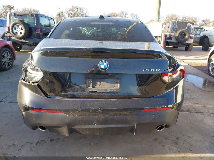 2023 BMW 230 I VIN: 3MW23CM05P8D42942 Lot: 43957952