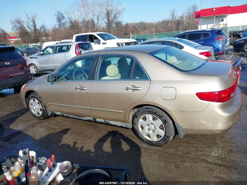 2005 Honda Accord 2.4 Lx VIN: 1HGCM56415A128467 Lot: 43957967