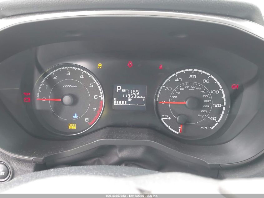 2017 Subaru Impreza 2.0I Premium VIN: 4S3GTAB62H3747249 Lot: 43957983