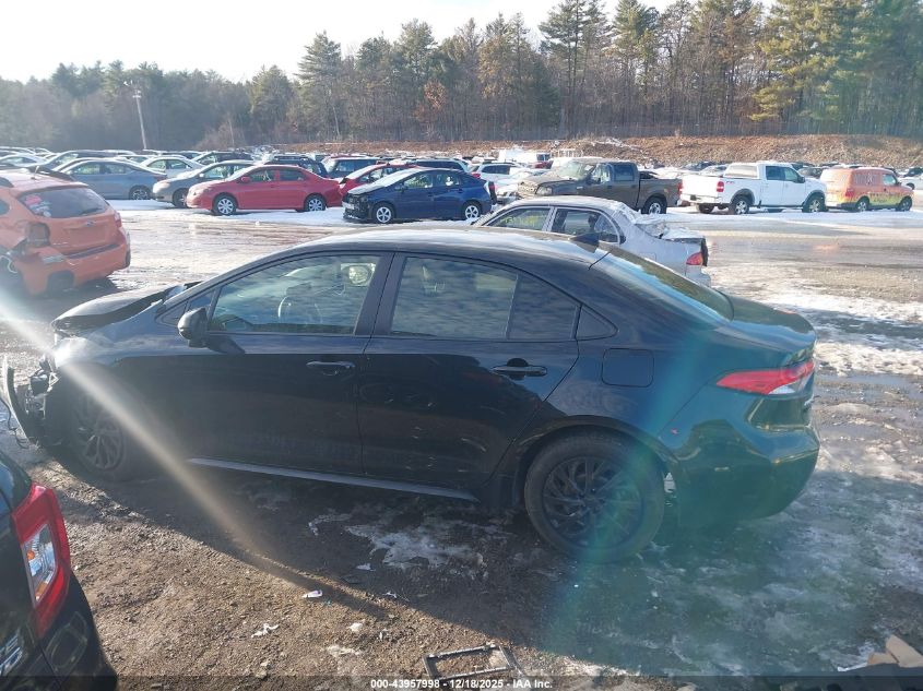 2022 Toyota Corolla Le VIN: JTDEPMAE8NJ213427 Lot: 43957998