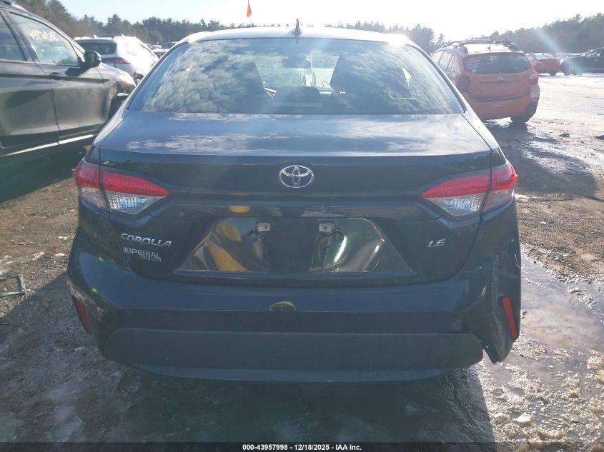 2022 Toyota Corolla Le VIN: JTDEPMAE8NJ213427 Lot: 43957998