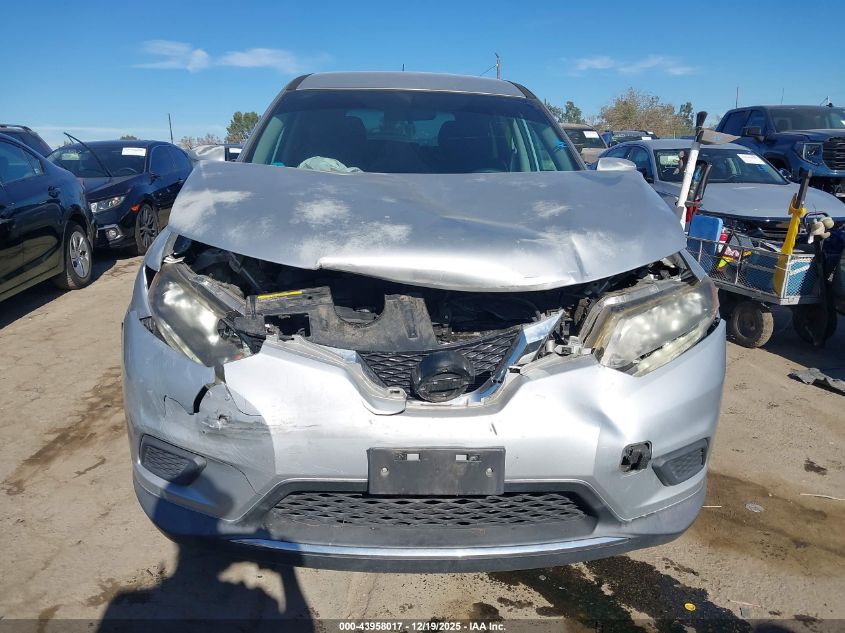 2015 Nissan Rogue S VIN: KNMAT2MT1FP590219 Lot: 43958017