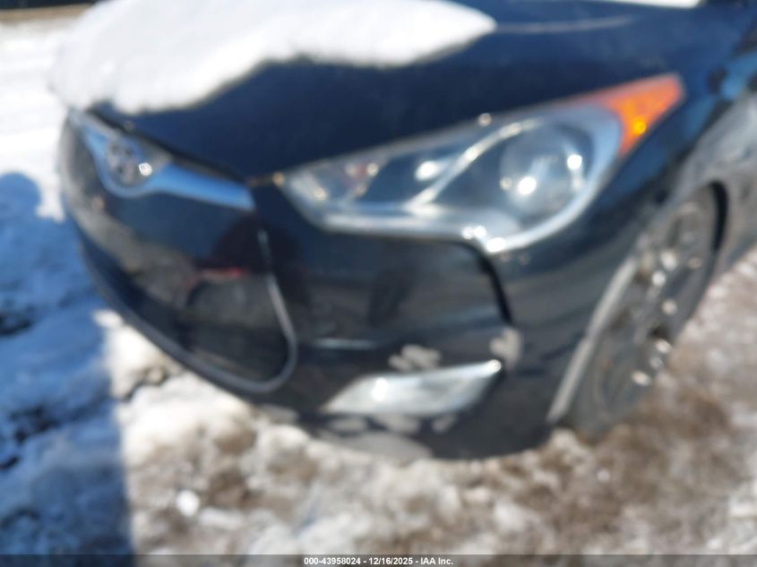 2013 Hyundai Veloster Base W/Gray VIN: KMHTC6AD8DU114637 Lot: 43958024