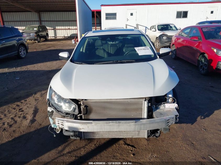 2019 Honda Civic Ex-L VIN: JHMFC1F71KX004160 Lot: 43958030