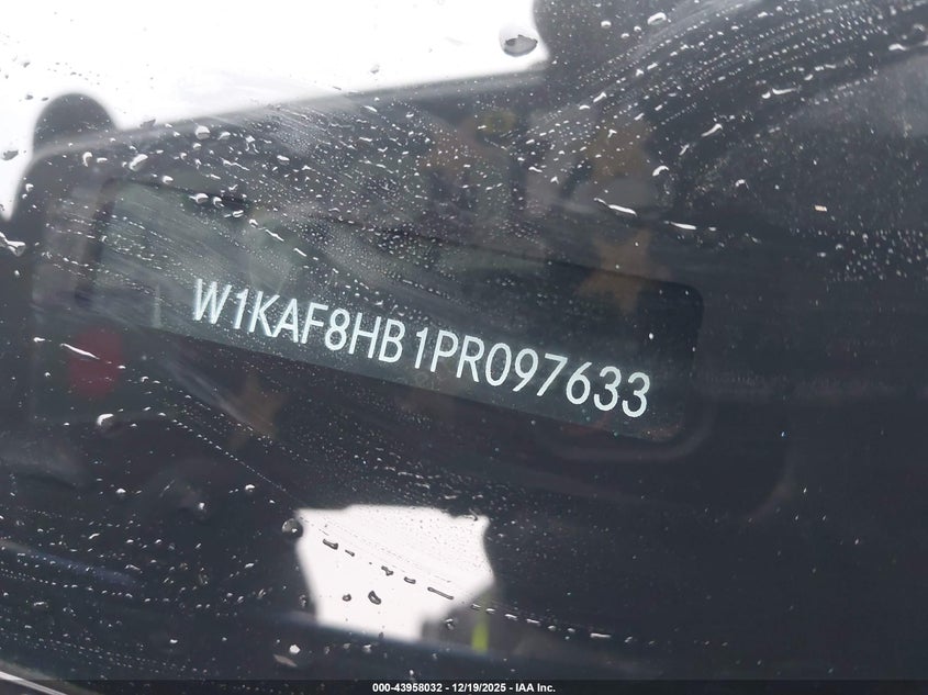 VIN W1KAF8HB1PR097633 2023 MERCEDES-BENZ AMG C 43 4MATIC