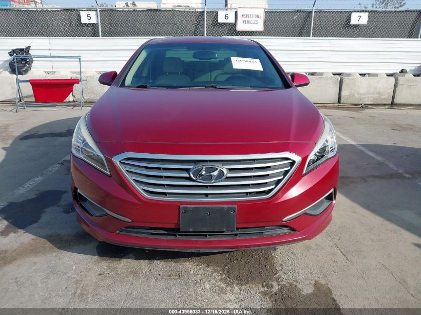 2016 Hyundai Sonata Se VIN: 5NPE24AF4GH401350 Lot: 43958033
