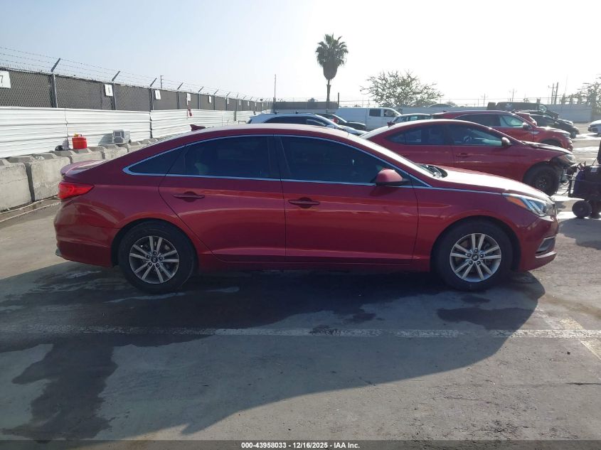 2016 Hyundai Sonata Se VIN: 5NPE24AF4GH401350 Lot: 43958033