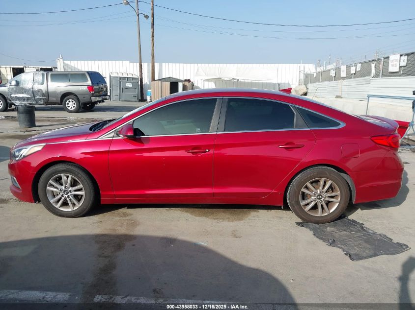 2016 Hyundai Sonata Se VIN: 5NPE24AF4GH401350 Lot: 43958033