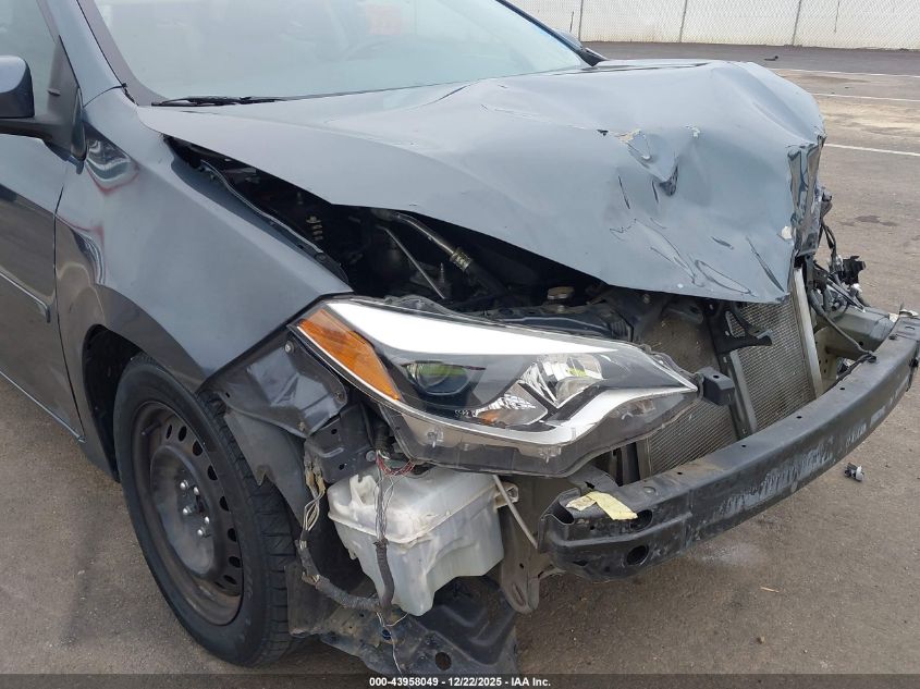 2015 Toyota Corolla Le VIN: 5YFBURHE1FP296100 Lot: 43958049