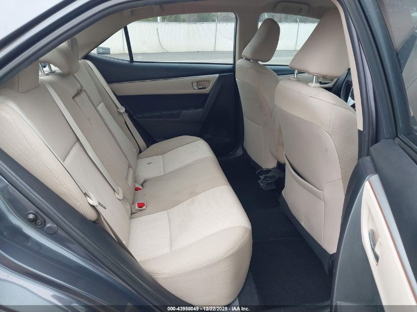 2015 Toyota Corolla Le VIN: 5YFBURHE1FP296100 Lot: 43958049