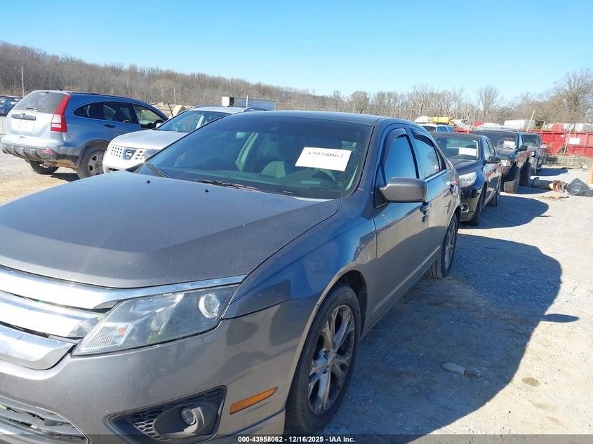 Vin: 3fahp0ha8cr121249, lot: 44453705, ford fusion se 20122