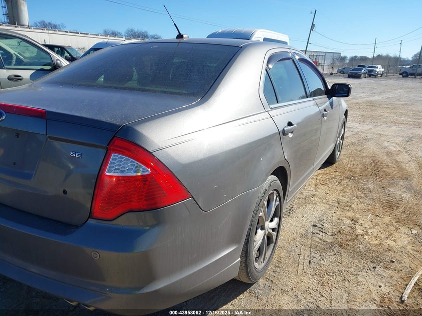 Vin: 3fahp0ha8cr121249, lot: 44453705, ford fusion se 20124
