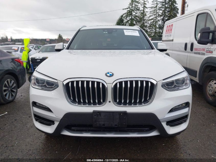 2021 BMW X3 xDrive30I VIN: 5UXTY5C07M9G40286 Lot: 43958064