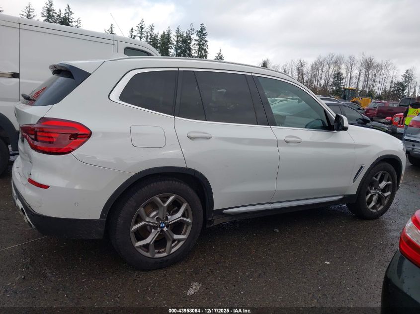 2021 BMW X3 xDrive30I VIN: 5UXTY5C07M9G40286 Lot: 43958064