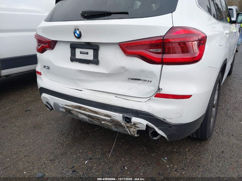 2021 BMW X3 xDrive30I VIN: 5UXTY5C07M9G40286 Lot: 43958064