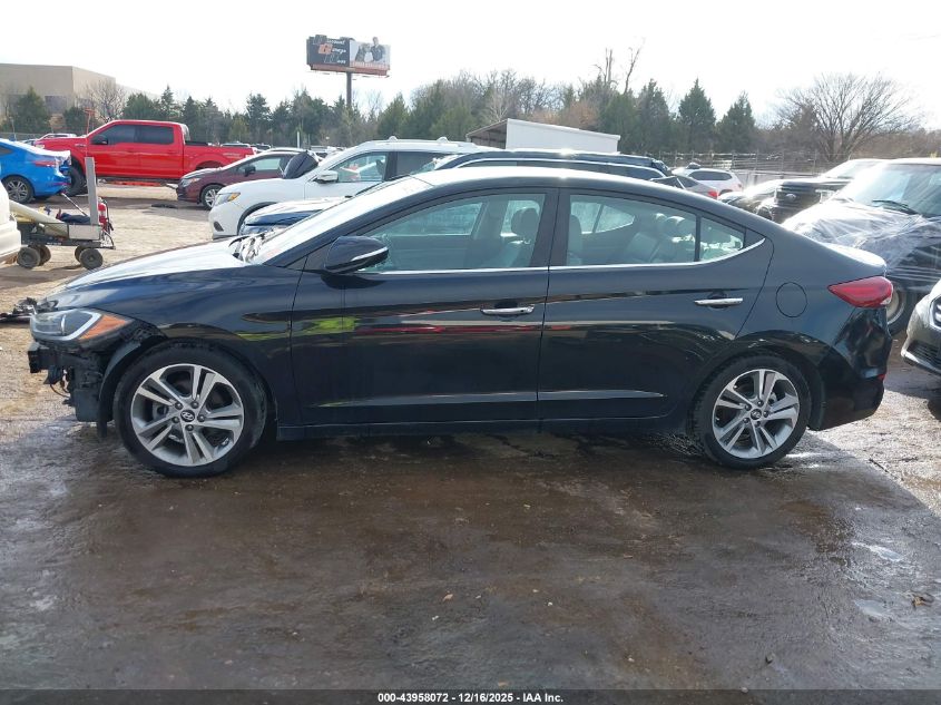 2017 Hyundai Elantra Limited VIN: KMHD84LF9HU119666 Lot: 43958072