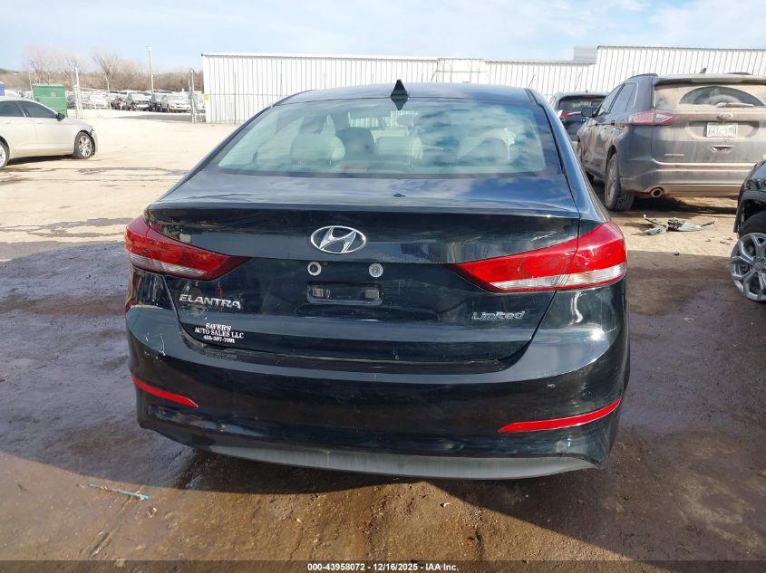 2017 Hyundai Elantra Limited VIN: KMHD84LF9HU119666 Lot: 43958072