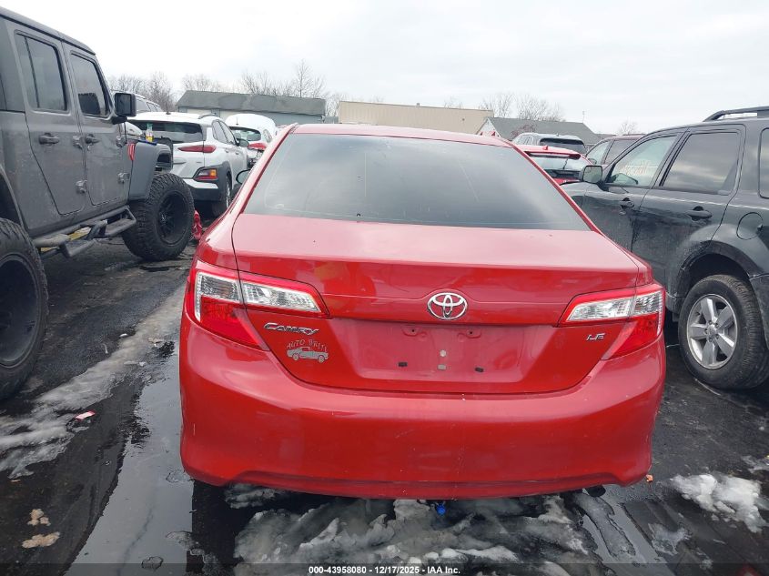 2013 Toyota Camry Le VIN: 4T4BF1FK0DR278161 Lot: 43958080