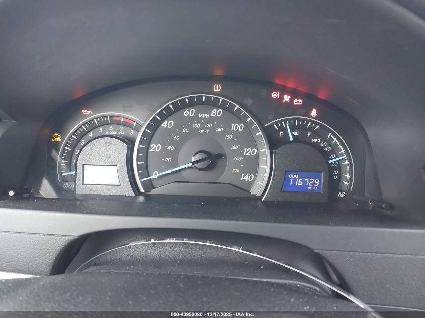 2013 Toyota Camry Le VIN: 4T4BF1FK0DR278161 Lot: 43958080