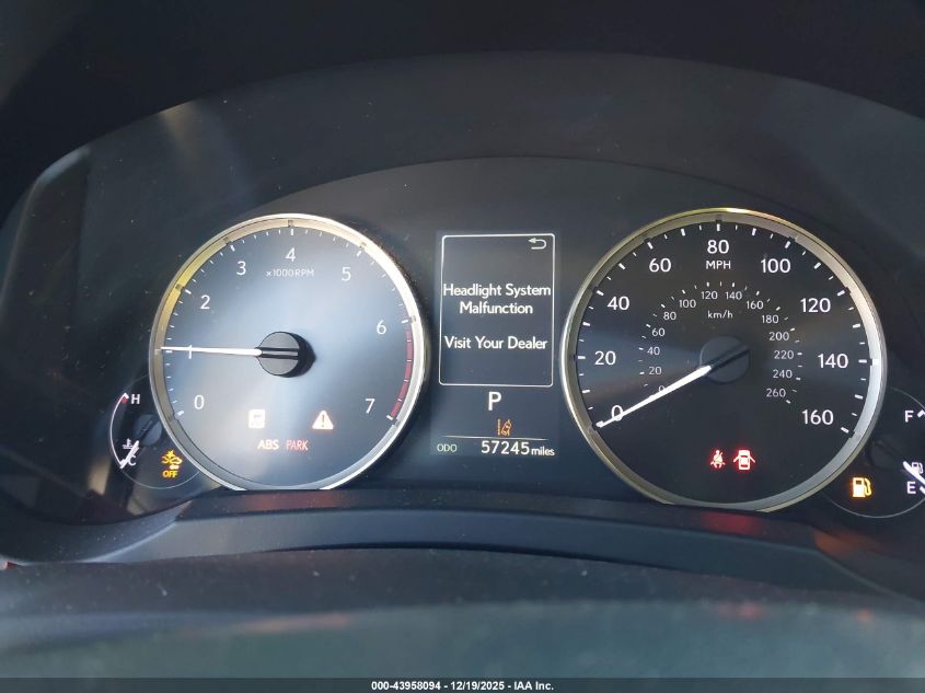 2020 Lexus Is 300 VIN: JTHAA1D24L5104399 Lot: 43958094