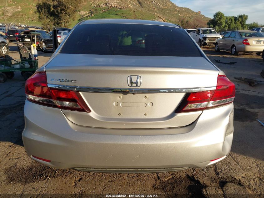 2014 Honda Civic Ex VIN: 19XFB2F81EE082784 Lot: 43958102