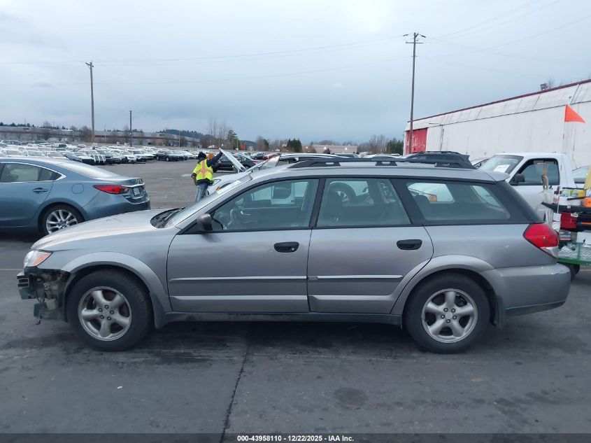 2008 Subaru Outback VIN: 4S4BP60C287327791 Lot: 43958110
