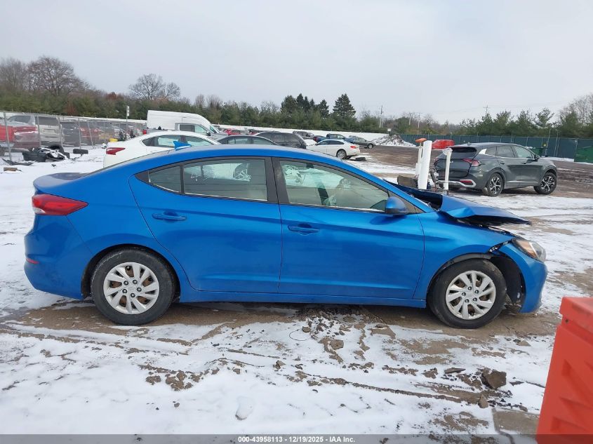 2017 Hyundai Elantra Se VIN: 5NPD74LF8HH205536 Lot: 43958113