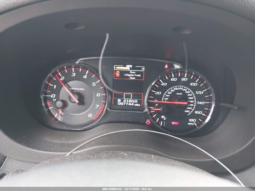 2019 Subaru Wrx Premium VIN: JF1VA1C60K9830734 Lot: 43958123